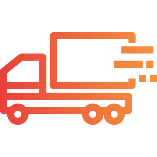 camion de livraison itim2101 Gradient Icône