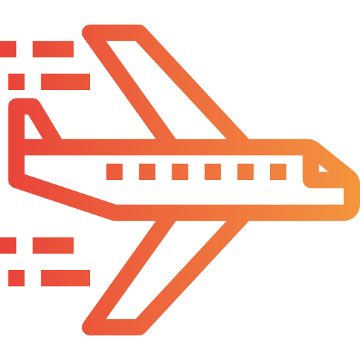 Aeroplane itim2101 Gradient icon