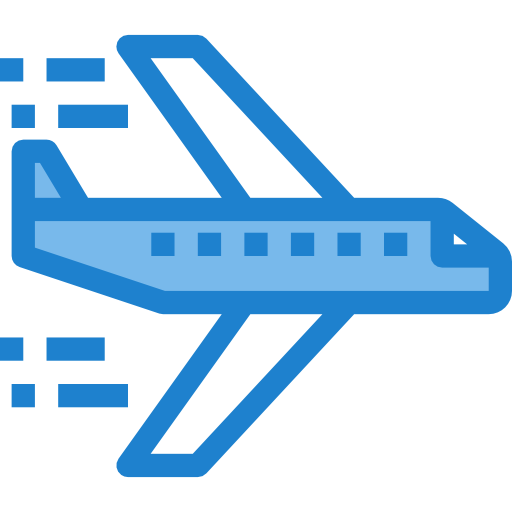 Aeroplane itim2101 Blue icon