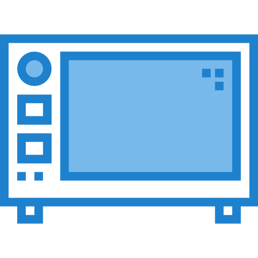 Microwave oven itim2101 Blue icon