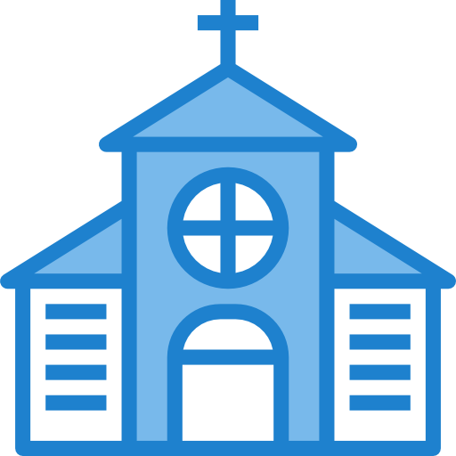 iglesia itim2101 Blue icono