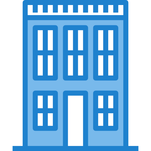 건물 itim2101 Blue icon