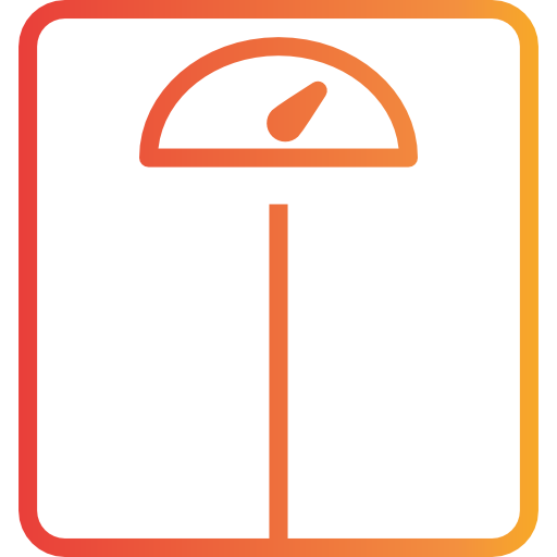 Weight scale itim2101 Gradient icon