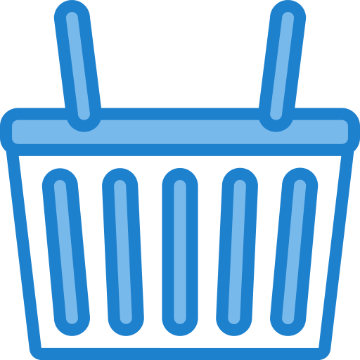 einkaufskorb itim2101 Blue icon