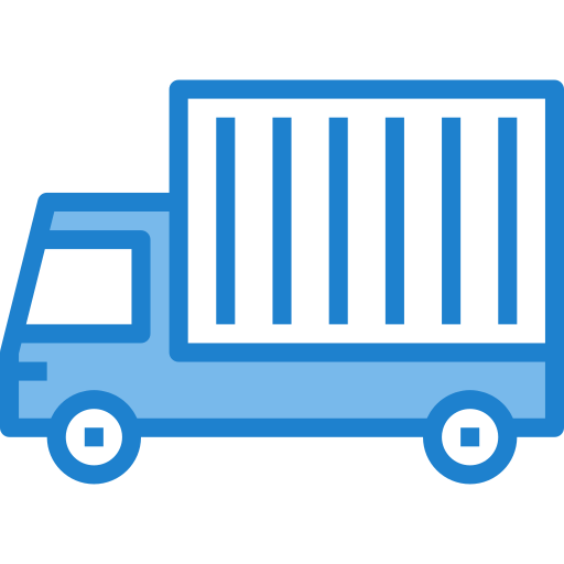 camion de livraison itim2101 Blue Icône