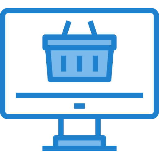 Online shop itim2101 Blue icon
