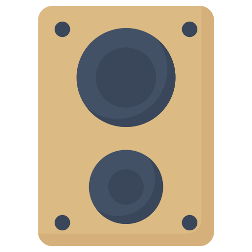 Subwoofer Generic color fill icon