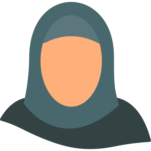 Hijab Generic color fill icon