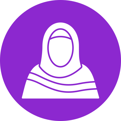 femme musulmane Generic color fill Icône