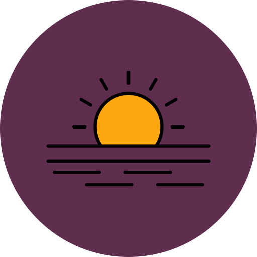 Sunset  Generic color lineal-color icon