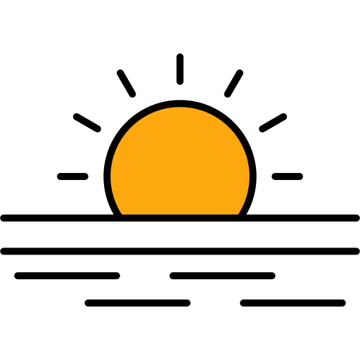 sonnenuntergang Generic color lineal-color icon