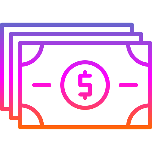 Banknote Generic gradient outline icon