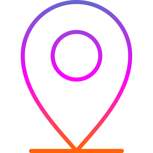 posizione Generic gradient outline icona