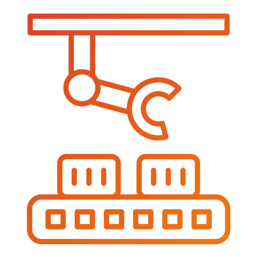 산업용 로봇 Generic gradient outline icon