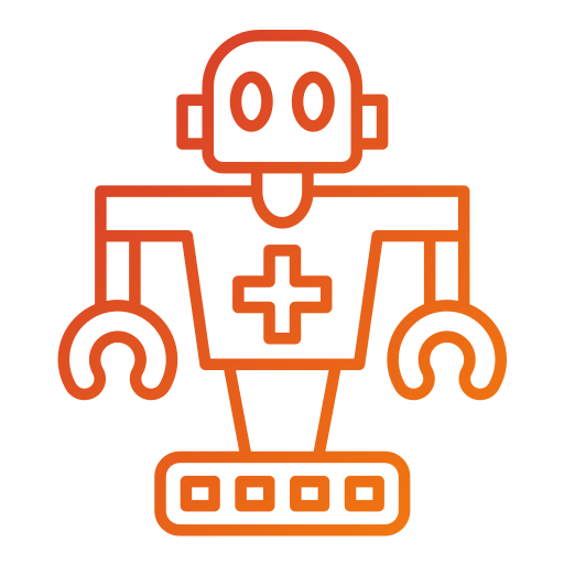 medizinischer roboter Generic gradient outline icon