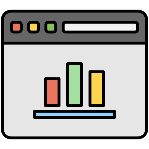 Bar chart Generic color lineal-color icon
