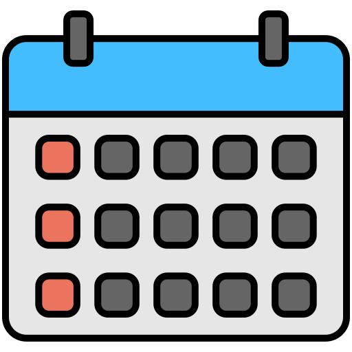 kalender Generic color lineal-color icon