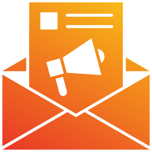 e-mail marketing Generic gradient fill icon