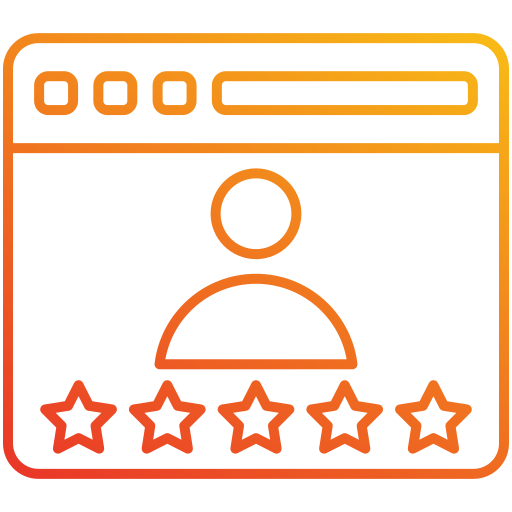 customer review Generic gradient outline иконка