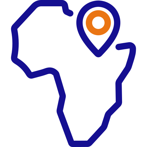afrika Generic color outline icoon