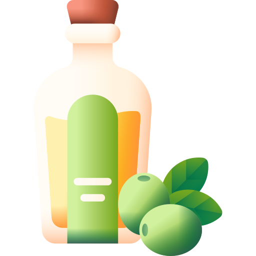 Оливковое масло 3D Color иконка