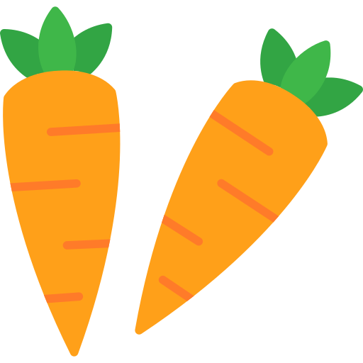 les carottes Generic color fill Icône