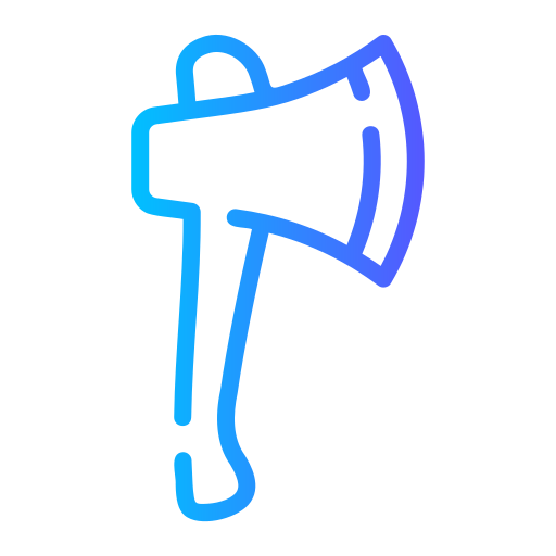 axe Generic gradient outline icon