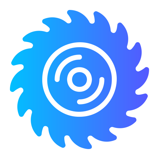 Circular saw Generic gradient fill icon