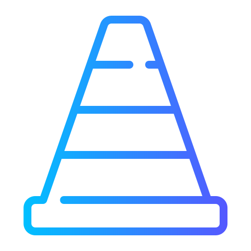 Traffic Cone Generic gradient outline icon