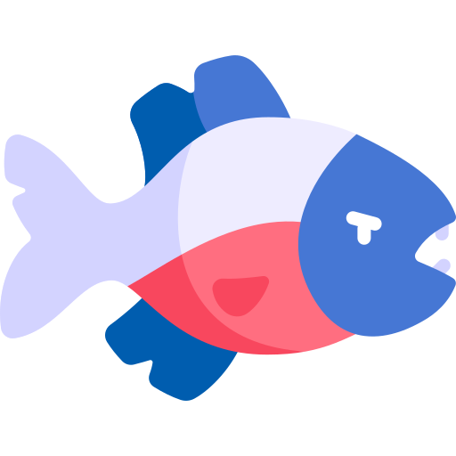 Piranha Kawaii Flat icon