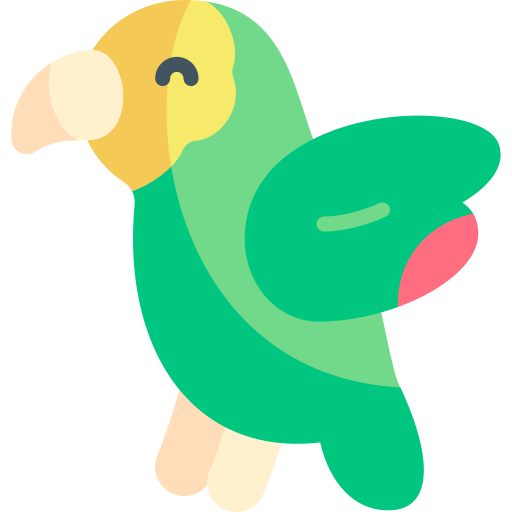 Parrot Kawaii Flat icon