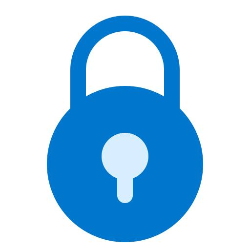 Padlock Generic color fill icon