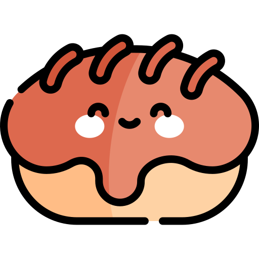 eclair Kawaii Lineal color icon