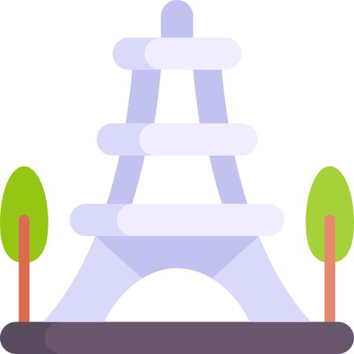 eiffelturm Kawaii Flat icon