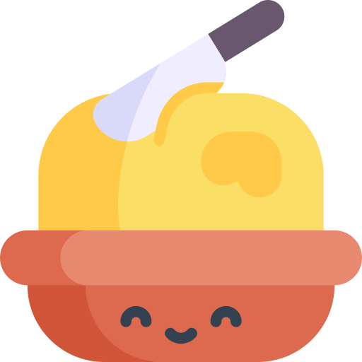 Butter Kawaii Flat icon