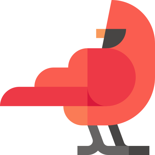 cardenal norteño Basic Straight Flat icono