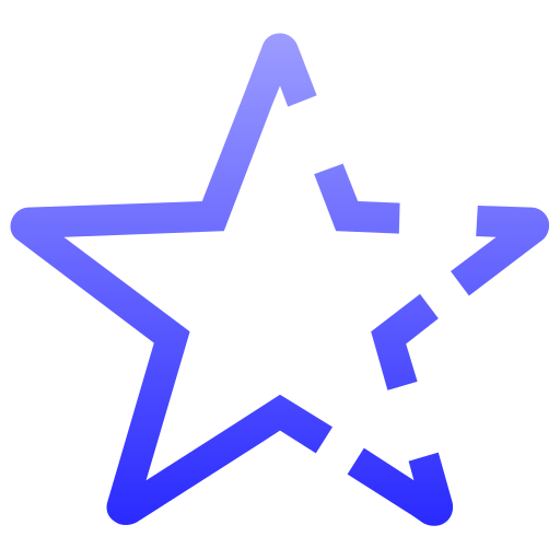 estrela Generic gradient outline Ícone