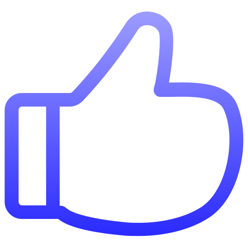 Thumb up Generic gradient outline icon