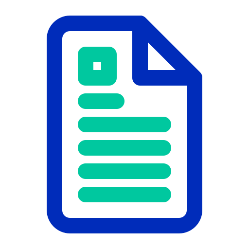 File Generic color outline icon