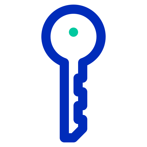 llave Generic color outline icono