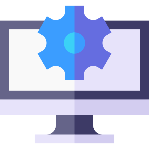 システム Basic Straight Flat icon