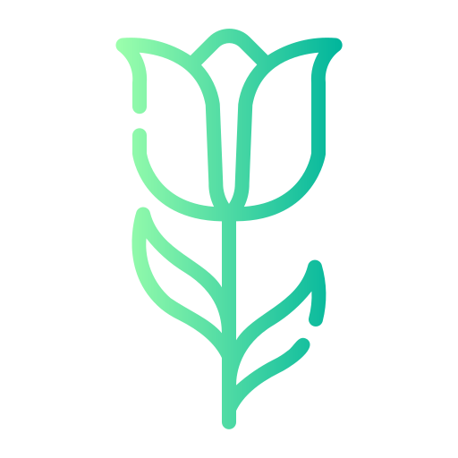 tulipano Generic gradient outline icona