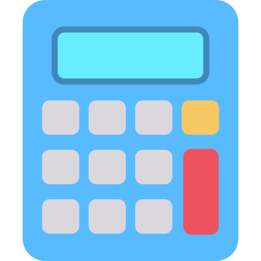 calculadora Generic color fill Ícone