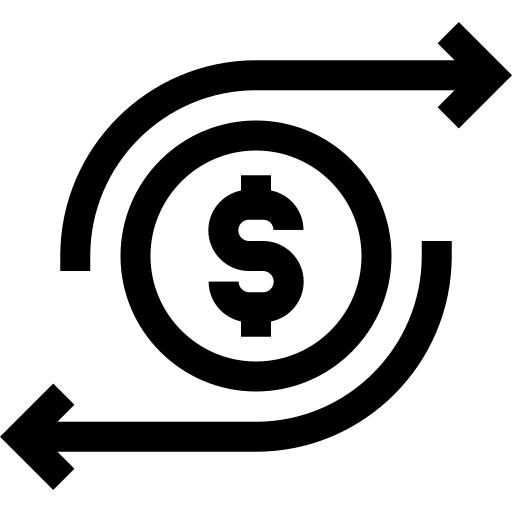 Transaction Basic Straight Lineal icon