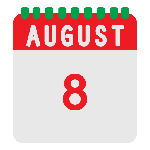 august Generic color fill icon