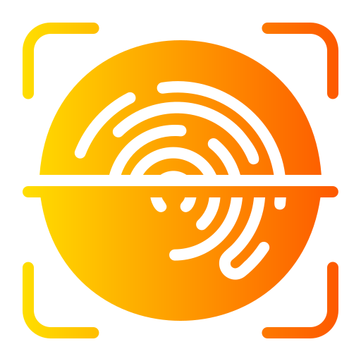 손가락 스캔 Generic gradient fill icon