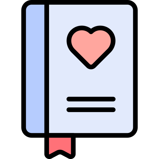 사랑 책 Generic color lineal-color icon
