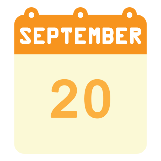 September Generic color fill icon