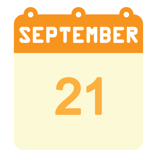 September Generic color fill icon