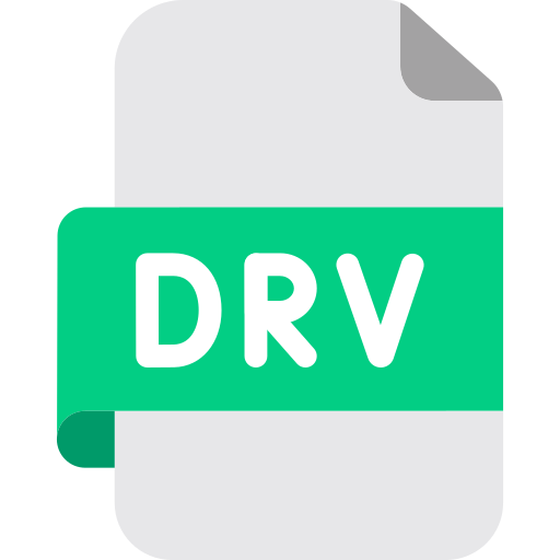 drv-bestand Generic color fill icoon